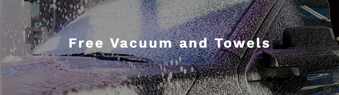 Free vacuum and towels