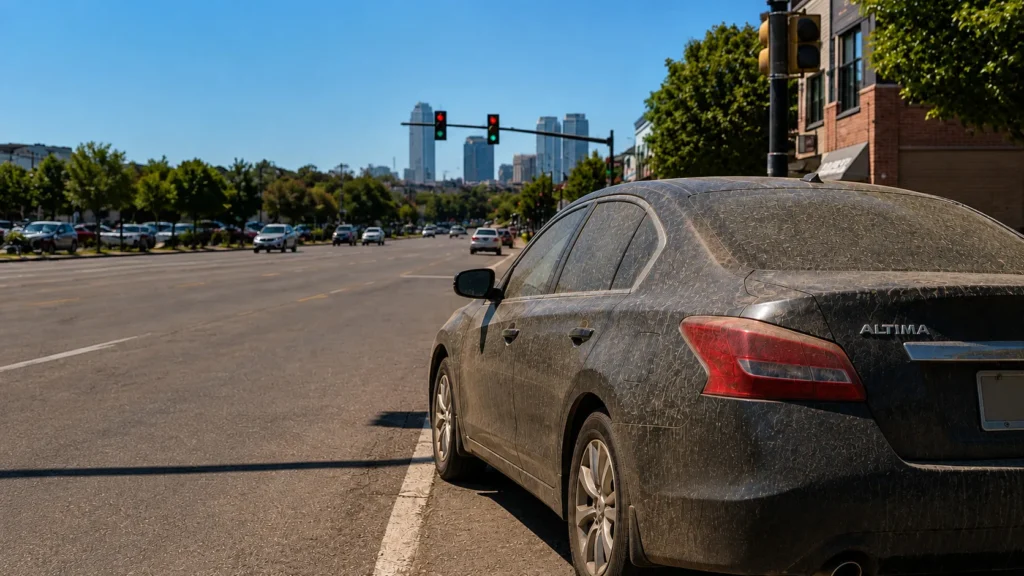 Why Cars Around Brookside & Cherry Street Get Dirty Faster in Summer