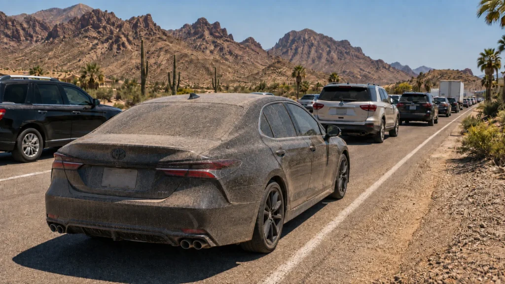 How Summer Traffic on US-60 Superstition Hwy) Impacts Your Vehicle's Finish