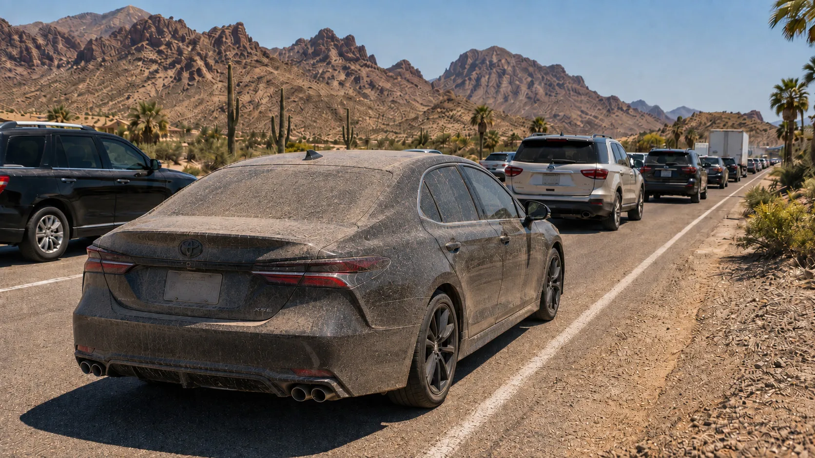 How Summer Traffic on US-60 Superstition Hwy) Impacts Your Vehicle's Finish