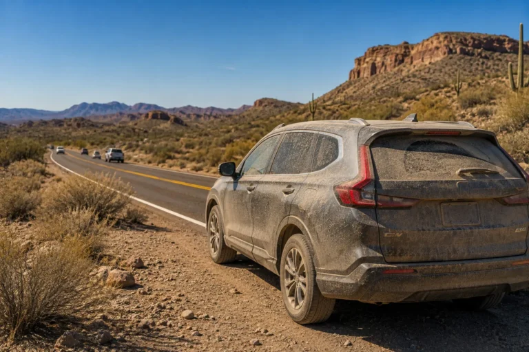 Peak Season Dust and Road Debris